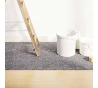 LoogCape 2 x 25 m x 1 m Grey Non-Slip Painting Fleece for Floor Protection for Renovation, Moving, Construction, Tiles, Parquet, Laminate, Vinyl, Carpet, Stairs, Office, Kitchen, Hallway