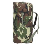 LoogCape Army Style 85L Camouflage Duffel Bag with Adjustable Shoulder Straps, Side Carry Handle, Waterproof Oxford Fabric, Ideal for Camping, Outdoor, Travel, Sports, Hiking
