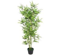 LoogCape Artificial Bamboo Plant with Pot 120 cm Green Lifelike Decor for Living Room Balcony Office Garden