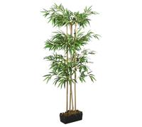 LoogCape Artificial Bamboo Tree 150 cm with 988 Leaves Realistic Decorative Plant for Living Room Office Garden Indoor Outdoor Green