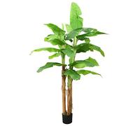 LoogCape Artificial Banana Tree 300 cm with Pot Lifelike Care Free for Living Room Balcony and Office Durable Plastic Leaves Decorative Artificial Plant for Indoor and Outdoor Use