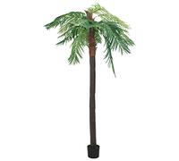 LoogCape Artificial Phoenix Palm Tree with Pot 305 cm Green for Living Room Office Balcony and Garden Lifelike Decoration Plant Care Free Realistic Leaves Ideal for Indoor and Outdoor Use
