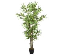 LoogCape Artificial Plant Bamboo Tree 150 cm with 828 Leaves Realistic Decorative Plant for Living Room Office Garden Indoor Outdoor Green
