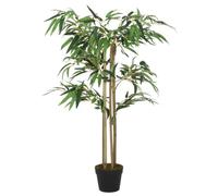 LoogCape Artificial Plant Bamboo Tree 80 cm High with 380 Leaves Made of Textile Fibres for Living Room Office Balcony Garden Indoor Outdoor Decoration Realistic