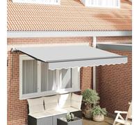 LoogCape Awning Frame Anthracite 3 x 2 m Metal Weatherproof Sun Shade for Patio Garden with Retractable Mechanism, Durable, Easy Assembly, Suitable for Outdoor Use