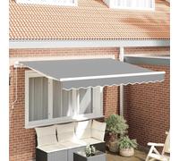 LoogCape Awning Frame White 3 x 2 m Metal Retractable Durable for Patio Garden Weatherproof Ideal for Sun Protection and Privacy Protection Outdoor Easy Assembly Heavy Duty Awning Accessories