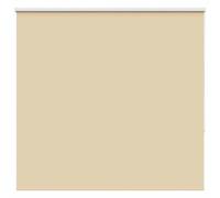 LoogCape Blackout roller blind beige 145 x 175 cm, fabric width 141.6 cm with chain connector, Klemmfix attachment, heat regulation, privacy screen, sun protection, for windows, bedroom, office