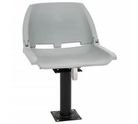LoogCape Boat Seat with Pedestal 360° Rotatable for Watercraft, Sailboat, Dinghy, Yacht, Catamaran, Trimaran, Suitable for Water Sports, Leisure, Regatta, Navigation, Comfort, Durable, Robust