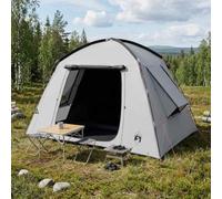 LoogCape Cabin Tent White Blackout 210 x 210 x 138 cm Polyester 4.1 kg Foldable Cabin Tent for Camping Festival Outdoor Rain Protection for Multiple People