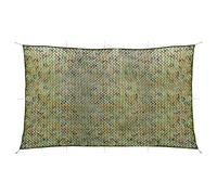 LoogCape Camouflage Net with Storage Bag 2 x 8 m Green for Hunting, Camping, Animal Watching, Outdoor, Garden, Weather Resistant Camouflage Net with UV Protection, Quick Drying and Lightweight