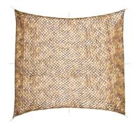 LoogCape Camouflage Net with Storage Bag 416 x 402 cm Sand Colour for Hunting, Bird Watching, Camping, Outdoor, Privacy Screen, Weatherproof, Lightweight, UV-Resistant, Versatile