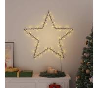 LoogCape Christmas Lights Star Silhouette 115 LEDs Warm White with 8 Light Effects for Indoor and Outdoor Use, Weatherproof, USB Powered, Ideal for Festive Decorations in the Garden, Balcony