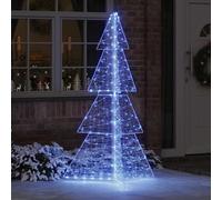 LoogCape Christmas Tree with 240 LEDs Blue 180 cm Acrylic Modern Decorative Tree for Festive Decorations Indoor and Outdoor with USB Port, Durable Material, Ideal for Christmas, Advent