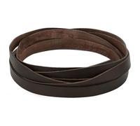 LoogCape Dark Brown Leather Strap 200 x 2 cm Genuine Leather for Crafts, Decorating, Furniture, Upholstery, DIY, Repair, Sewing Projects, Car and Motorcycle Seat Roll, Sold by the Metre