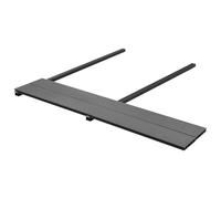 LoogCape Decking Board 32 Pieces Grey WPC Durable Wood Effect Flooring for Garden and Balcony, Easy Assembly, Easy Care, for Temporary Outdoor Surfaces, Modern Design