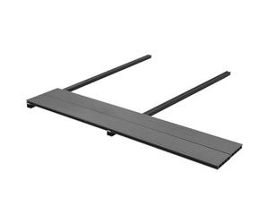 LoogCape Decking Board 32 Pieces Grey WPC Durable Wood Effect Flooring for Garden and Balcony, Easy Assembly, Easy Care, for Temporary Outdoor Surfaces, Modern Design