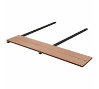 LoogCape Decking Board Pack of 90 Brown WPC for Outdoor and Indoor Use Durable Wood Look Easy Care Deck for Garden, Patio, Balcony, Shed, with Accessories and Mounting System