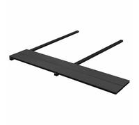 LoogCape Decking Board Set of 4 Anthracite WPC Weatherproof Durable Easy Care for Outdoor Use Modern Floor Solution for Patio and Balcony