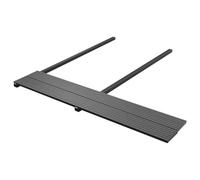 LoogCape Decking Board Set of 6 Grey WPC with Stainless Steel Screws and Clips for Indoor and Outdoor Use, Durable, Easy to Clean, Robust Design, Easy Assembly, Suitable for Patios