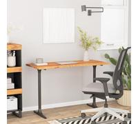 LoogCape Desk Top 110 x 60 x 2.5 cm Made of Solid Acacia Wood for Office, Dining Room, Garden, DIY, Robust and Durable, Ideal as Worktop, Replacement or Furniture Accessories, Natural Surface