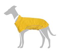LoogCape Dog Raincoat with Reflective Stripes, Polyester, Yellow, 4XL, Waterproof, Windproof, Reflective for Outdoor Walks in Rain and Night, Comfortable, Easy to Clean, Durable