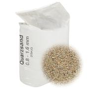 LoogCape Filter Sand 25 kg Grit 0.8-1.6 mm for Pool and Whirlpool Filter, Sand Filter System, Water Filter, Pool Care, Cleaning, Filtration, Spa Accessories, Basin, Pump, Skimmer