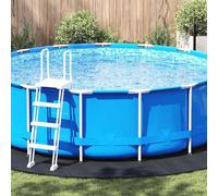 LoogCape Floor Film for Pools Black Diameter 458 cm Non-Woven Fabric Pool Underlay Tarpaulin Waterproof Protective Cover for Outdoor Swimming Pool Whirlpool
