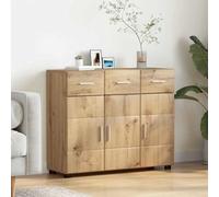 LoogCape Florin Sideboard, 88.5 x 30.5 x 73 cm, Artisan Oak Wood Material, Modern Storage Space for Living Room, Home Office, Bedroom, Durable, Easy to Clean, Elegant Look, Versatile