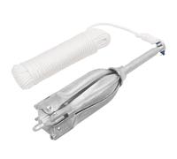 LoogCape Folding Anchor with Rope, Silver, 12 kg, Hot-Dip Galvanised Cast Iron for Boats, Kayaks, Canoes, Inflatable Boats, Sails, Yachts, Watercraft, Stable in the Water, Easy Mounting, Durable
