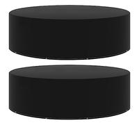 LoogCape Garden Furniture Covers Set of 2 325 x 90 cm with 10 Eyelets UV-Resistant Waterproof Weatherproof Tear-Resistant for Patio Balcony Outdoor Lounge Table Bench