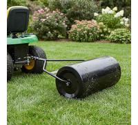 LoogCape Garden Lawn Roller 120 x 99 cm Made of Heavy Duty Iron with 110 Litre Capacity, Fillable for Efficient Levelling, Compacting and Smoothing Lawns, Ideal for Garden