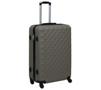 LoogCape Hard Shell Trolley Anthracite ABS with TSA Lock 48 x 28 x 71 cm Lightweight Heavy Duty Suitcase with Four 360 Degree Wheels, Carry-On Luggage Wheeled Travel Bag Waterproof Expandable