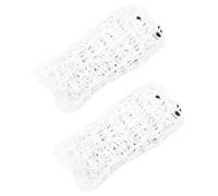 LoogCape Hay Nets Rectangular White 90 x 60 cm Polypropylene Weatherproof for Horses and Animals, Feeding, Hay Racking, Stable, Willow, Robust, Frost-Proof, Easy to Transport and Store, Pack of 2