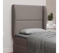 LoogCape Headboard Ear Beige 80 x 23 x 6 cm Fabric for Bedroom, Sturdy Wood Composite Frame, Soft Fabric, Durable, Easy Care, Fits Double Bed, Box Spring Bed, Versatile Design