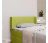 LoogCape Headboard Ear Green 40.5 x 40.5 x 4 cm Fabric Durable Wood Material Design for Bedroom Modern Minimalist Bed Accessories Sturdy Fixing Easy Care Comfortable Cover