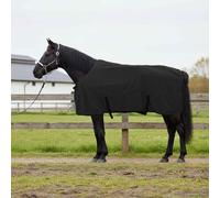 LoogCape Horse Blanket, Black, 135 cm, Polyester, Breathable, Waterproof, Windproof for Stable, Paddock and Outdoor Protection, Robust Riding Accessories for Pony Foals in Winter and Transition