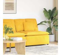 LoogCape Modular Sofa Middle Module with Cushion Light Yellow 100 cm for Flexible Living Landscape Corner Sofa Seat Elements Upholstered Corner Lounge Home Cinema Extension Accessories Durable
