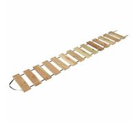 LoogCape Natural Decking Roll 50 x 300 cm Made of Impregnated Pine Wood for Garden Patio Balcony Outdoor Weatherproof Walkways and Sturdy Surfaces