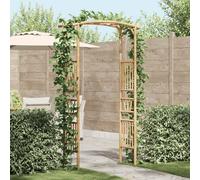 LoogCape Natural Garden Arch 110 x 40 x 205 cm Bamboo for Garden and Balcony Weatherproof Durable with Elegant Look and Sustainable Design for Climbing Plants and Decorations