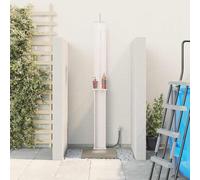 LoogCape Outdoor Shower 246 cm Solid Pine and Stainless Steel Weatherproof Height Adjustable with Rotating Head for Garden, Pool, Spa, Jacuzzi, Hottub, Above Ground Pool, Easy Assembly, Durable