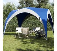 LoogCape Party Tent Blue Waterproof 185T Polyester with PU Coating 305 x 305 x 216 cm Easy Foldable with 4 Storage Bags for Camping Festival Outdoor Travel