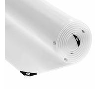LoogCape Plant Cover with Eyelets 2 x 6 m PVC Transparent Waterproof Robust Durable for Greenhouse, Bed, Potted Plant, Frost Protection, Winter Protection, Ground Cover, Weed Protection, Soil