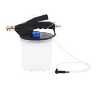 LoogCape Pneumatic Brake Bleeder 2 Litre with Silicone Hose Universal Rubber Adapter for Brake Fluid Change and Maintenance on Car, Car, Vehicle, Front and Rear Axle