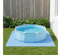 LoogCape Pool Floor Protection Mat Pack of 12 Blue EVA Foam 4.32 m² Pool Underlay Non-Slip Water-Repellent for Swimming Pool Whirlpool Above Ground Pool Winter Cover