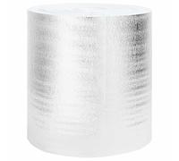 LoogCape Radiator Reflector Film Silver 25 x 0.5 m Polyethylene for Efficient Heating Optimisation Indoor Durable Lightweight Tear Resistant Easy Application Heat Reflective Energy Saving