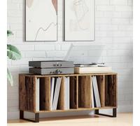 LoogCape Reclaimed Wood Media Storage Unit 100 x 38 x 48 cm Wood Material Storage Shelf TV Lowboard Sideboard with 6 Compartments for Living Room Home Cinema Office