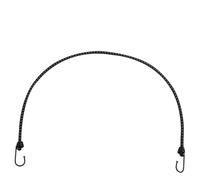 LoogCape Reflective Bungee Cords with Hooks 50 Pieces 100cm Long Polypropylene Rubber Tension Straps Heavy Duty Elastic for Camping Hiking Outdoor Tent Securing