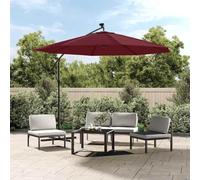 LoogCape Replacement Cover for Cantilever Parasol, Bordeaux Red, 300 cm, Weatherproof Parasol Fabric with UV Protection, Water-Repellent, Tear-Resistant Fabric for Balcony, Patio, Garden and Market