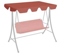 LoogCape Replacement Roof for Hollywood Swing Terracotta 150/130 x 105/70 cm Waterproof UV-Resistant Weatherproof Shade Protection for Garden Balcony Patio Outdoor Party Camping Accessories