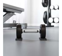 LoogCape Rubber Granulate Roll Black 2000 x 5 x 0.8 cm Durable Elastic Non-Slip for Office, Household, Workshop, Versatile